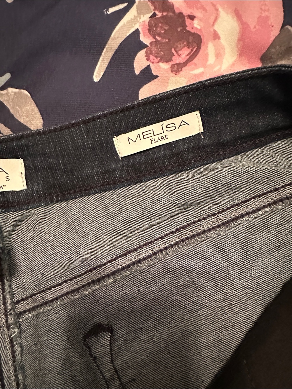 sofia by sofia vergara Indigo High Rise Flare Jeans - Picture 3 of 4